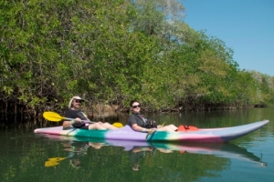 Kayaking in Barra de Potosi Lagoon